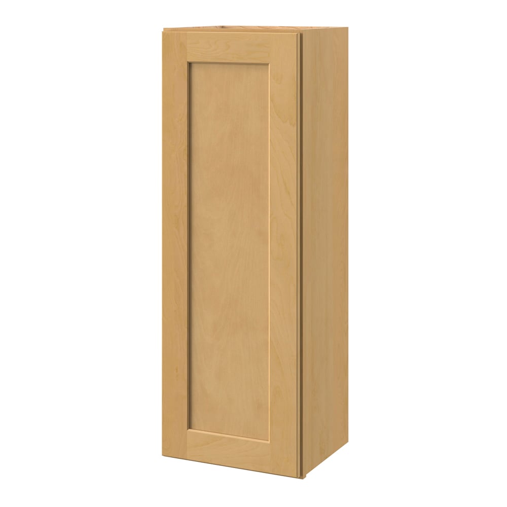allen + roth Innsbrook 15-in W x 39-in H x 12-in D Rye Wall Fully Assembled Cabinet Flat Panel