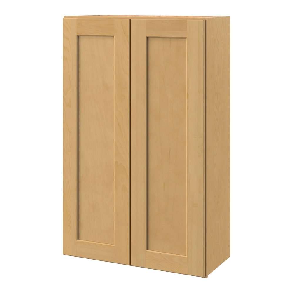 allen + roth Innsbrook 27-in W x 42-in H x 12-in D Rye Wall Fully Assembled Cabinet Flat Panel