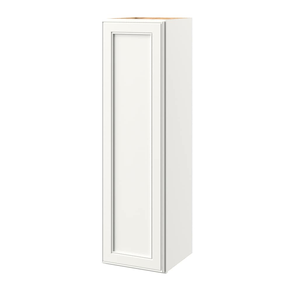 allen + roth McKeller 12-in W x 39-in H x 12-in D Linen Wall Fully Assembled Cabinet Flat Panel