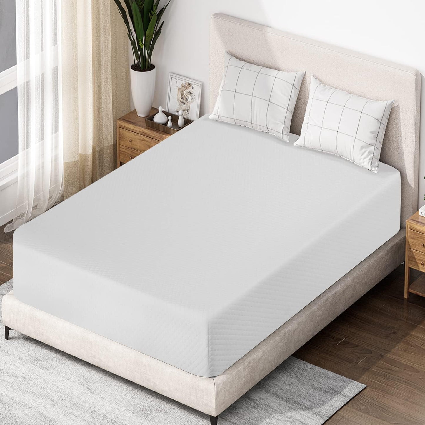 FDW 10-in Firm Twin Foam Mattress in a Box
