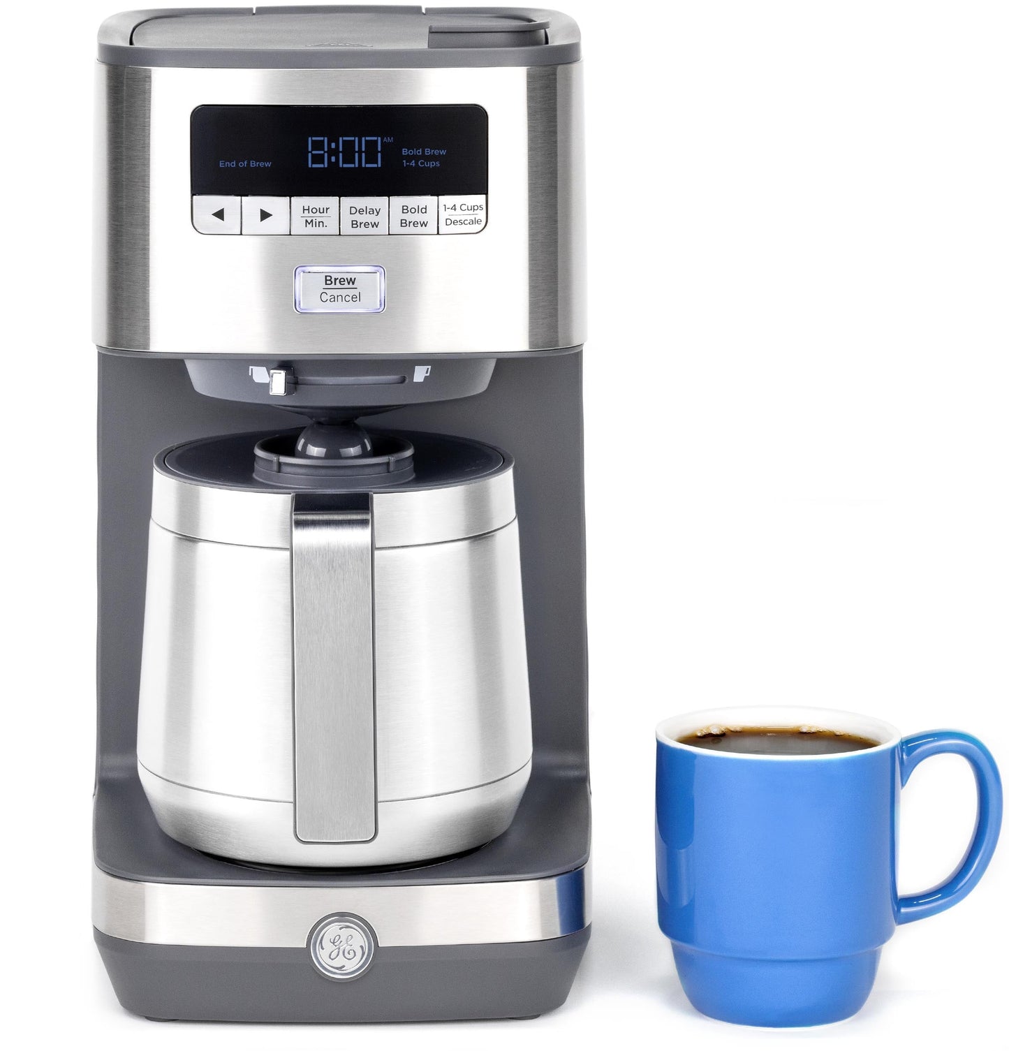 GE 10-Cup Programmable Drip Coffee Maker with Automatic Shut-off (Stainless Steel) G7CDABSSTSS