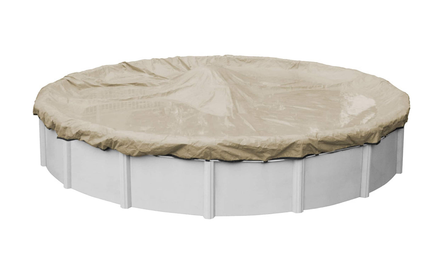 Pool Mate 30-ft x 30-ft Premium Polyethylene Winter Round Pool Cover