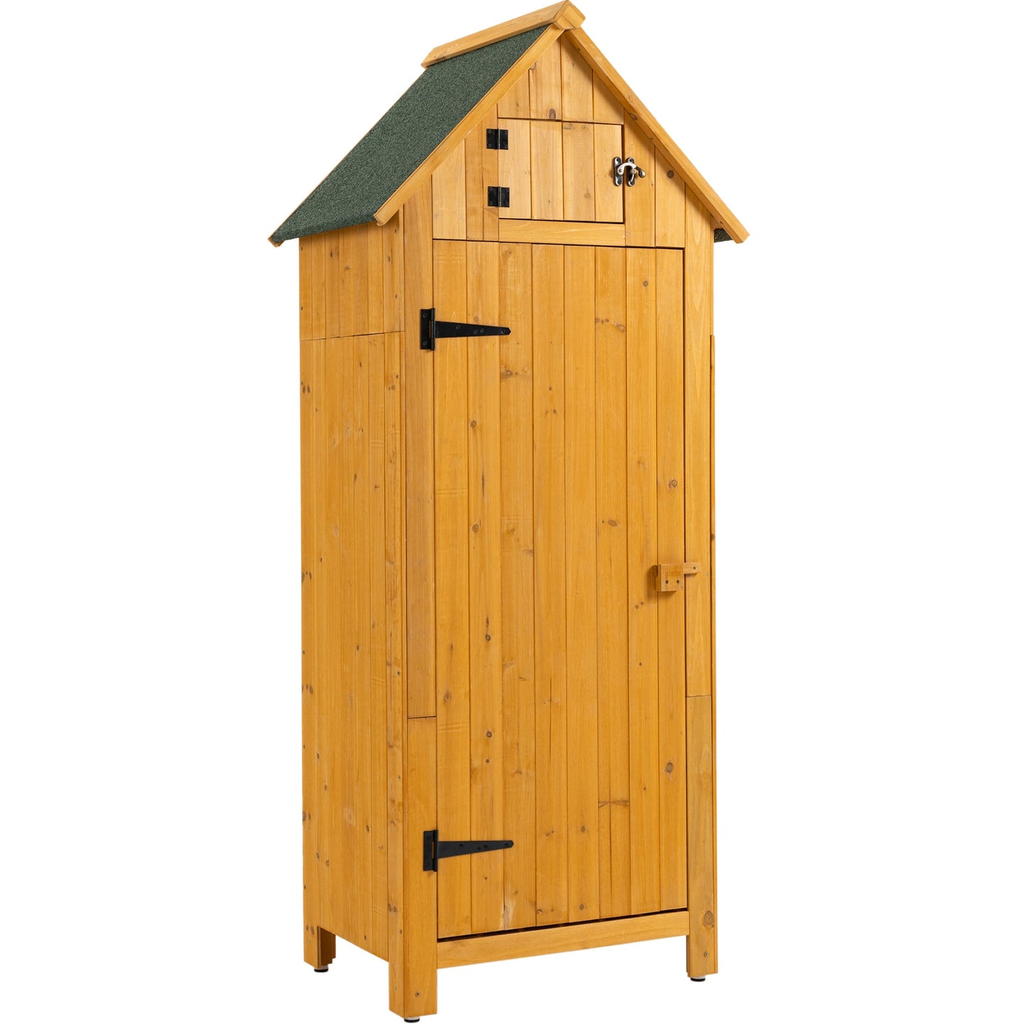Maocao Hoom 1-ft x 2-ft Gable Style Wood Outdoor Storage Shed 1 Windows 1 Doors