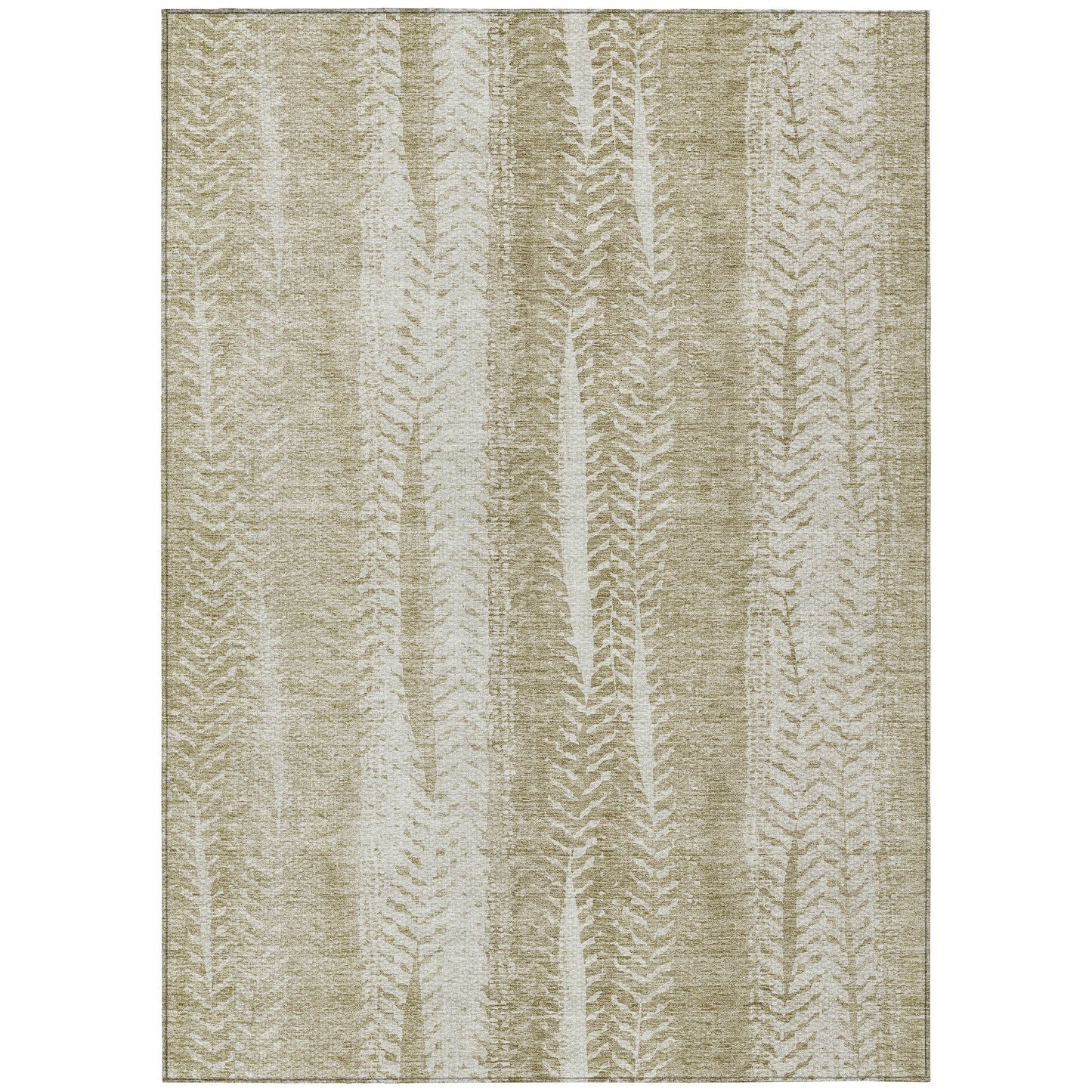 Addison Rugs Chantille ACN694BG 9 x 12 (ft) Polyester Beige Rectangular Indoor/Outdoor Geometric Machine washable Area rug