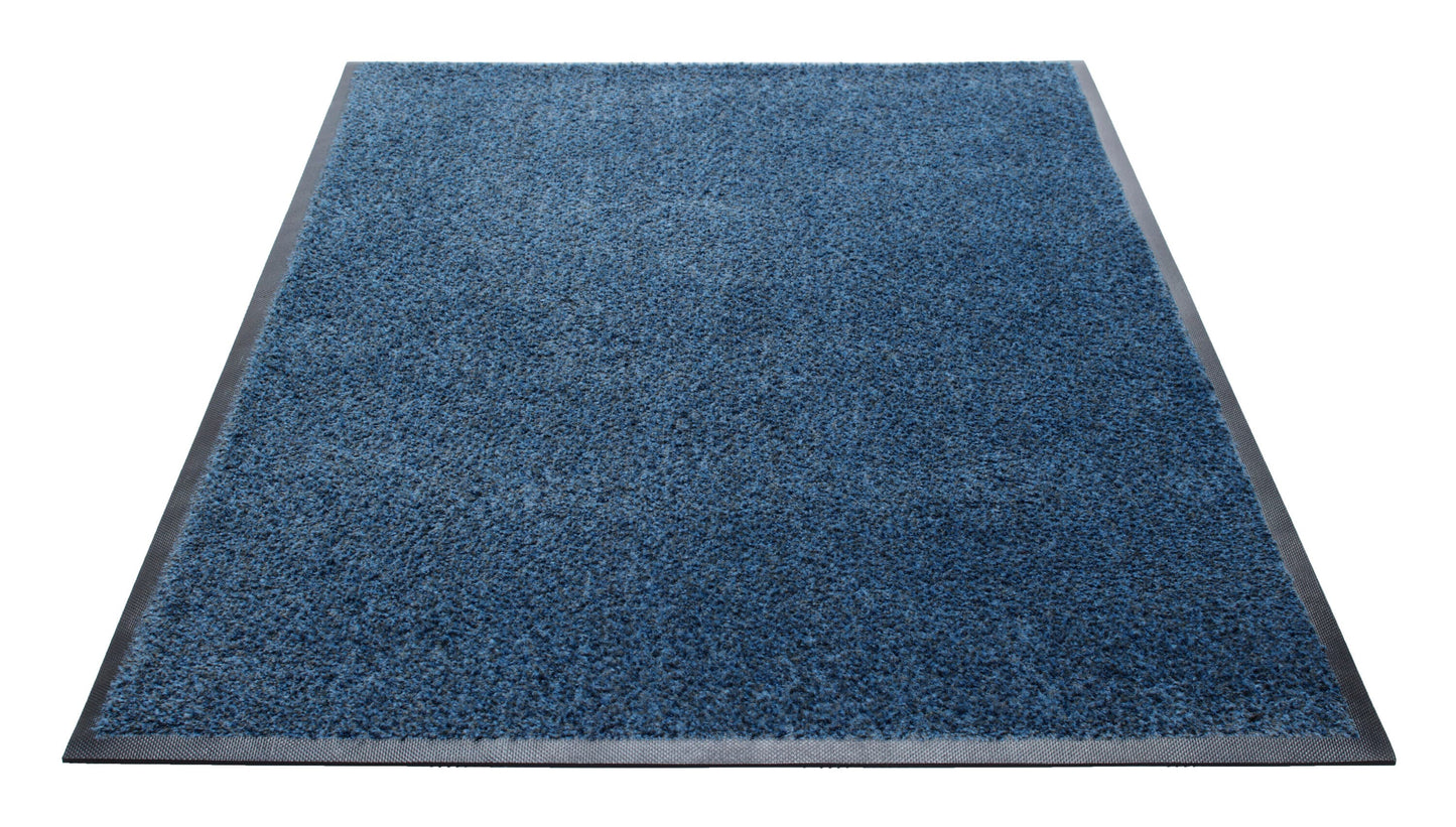 Floortex 36-in x 96-in Blue Nylon Non-Slip Grip Indoor Door Mat