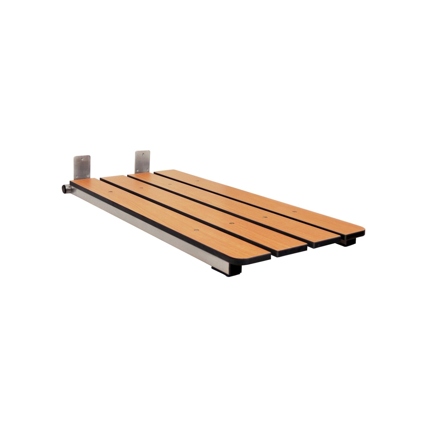 Seachrome Phenolic Teak Wood Wall mount Shower chair ADA Compliant