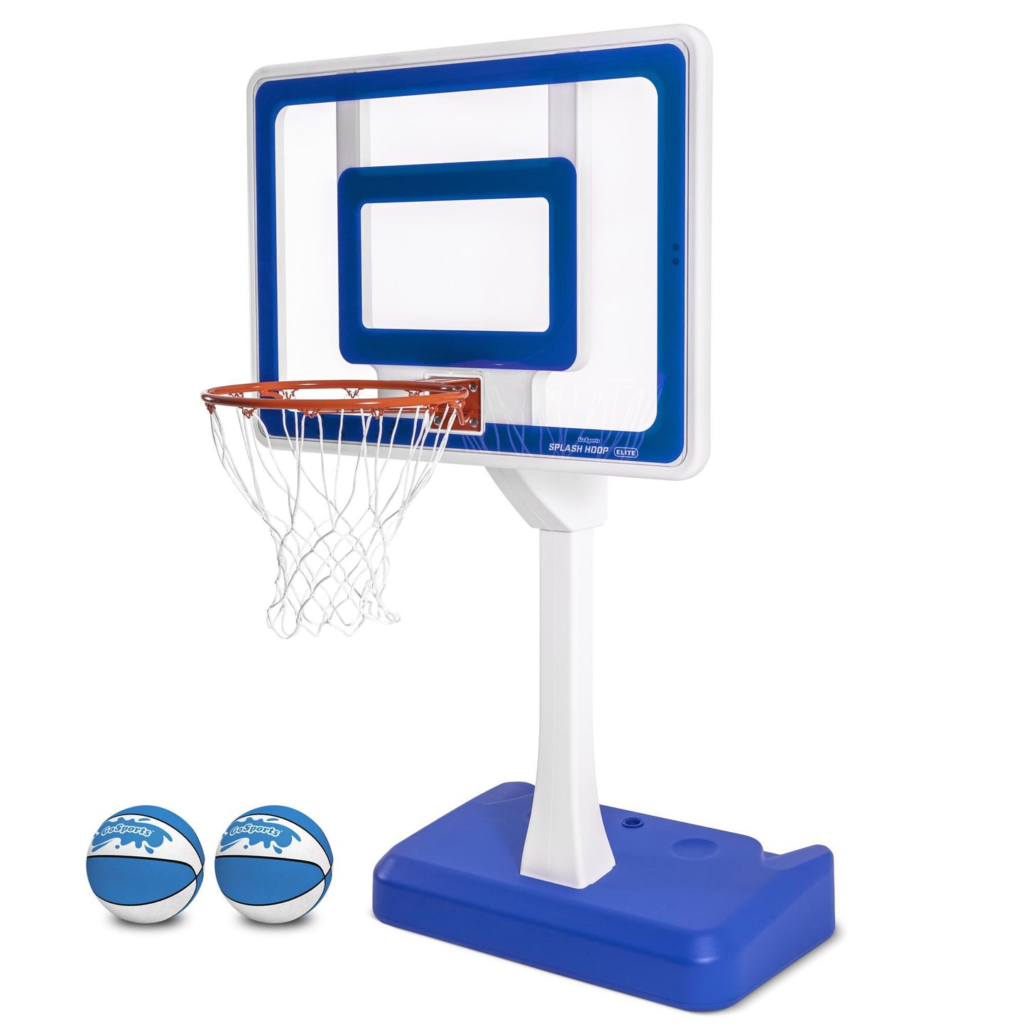 GoSports Splash Hoop Elite Blue Swimming pool basketball set