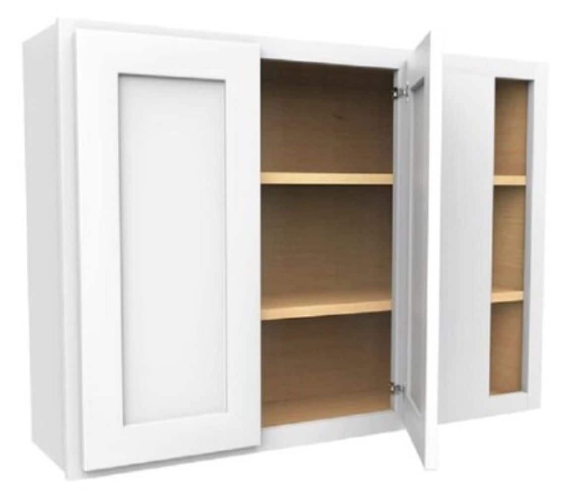 RELIABILT Parkstone 27-in W x 30-in H x 12-in D White Blind Wall Fully Assembled Plywood Cabinet Shaker