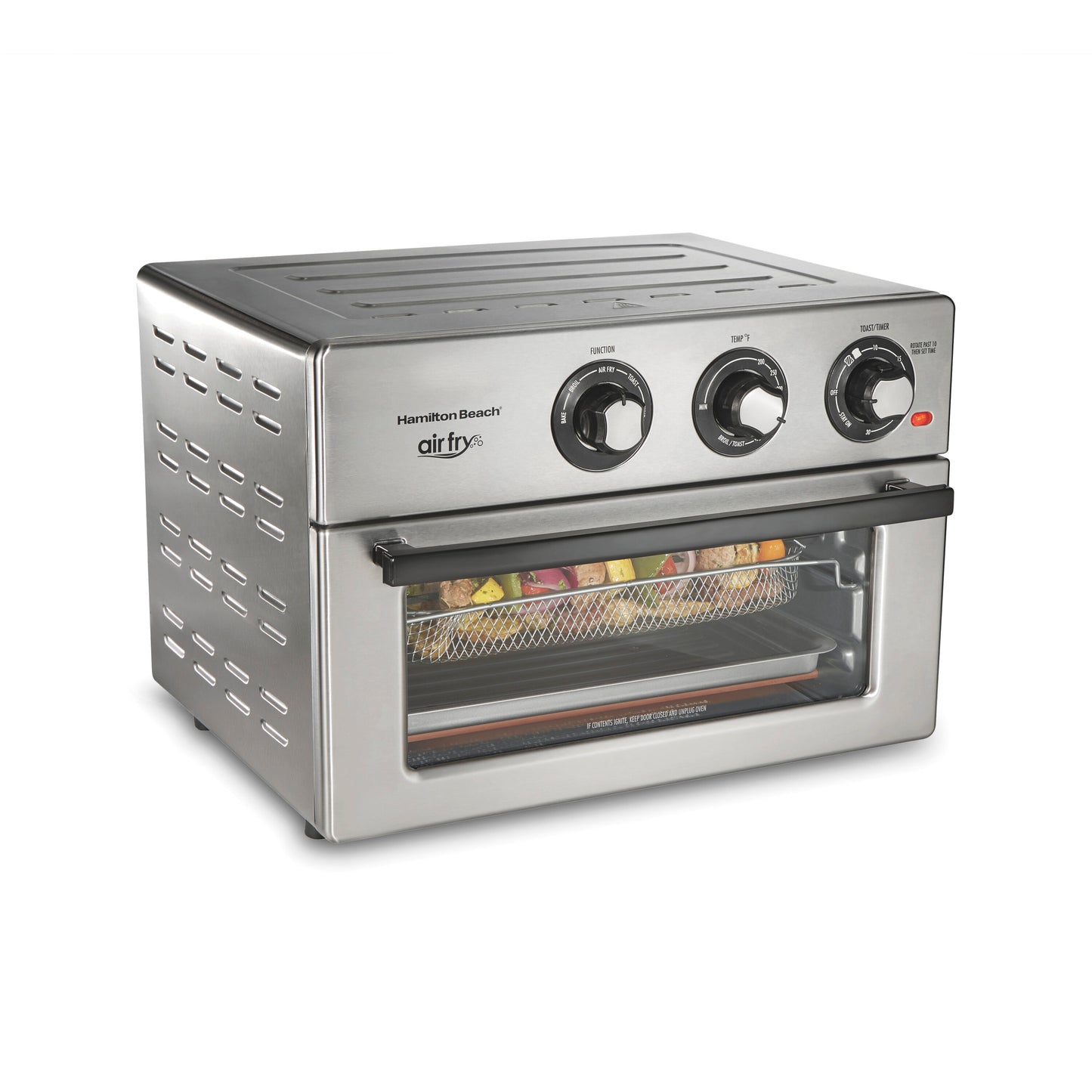 Hamilton Beach 6-Slice Stainless Steel Convection Toaster Oven Automatic Shut-off (1800-Watt) 31225