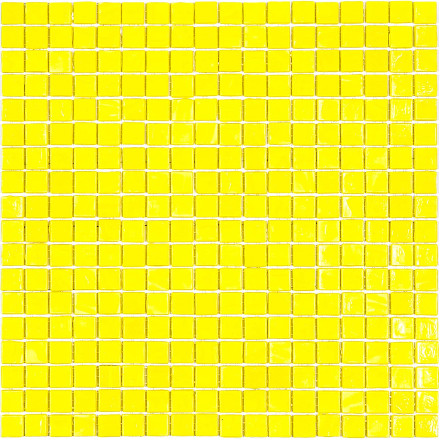 Apollo Tile Skosh Yellow 11-1/2-in x 11-1/2-in Glossy Glass Mosaic Floor and Wall Tile ( 18.69-sq ft Carton )