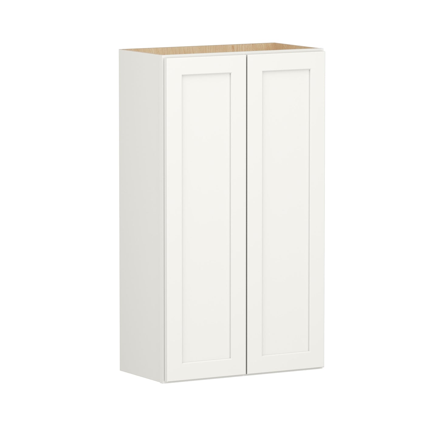 Shenandoah PRO Express Breckenridge 24-in W x 42-in H x 12-in D Linen Full Overlay Wall Fully Assembled Plywood Cabinet Recessed Panel