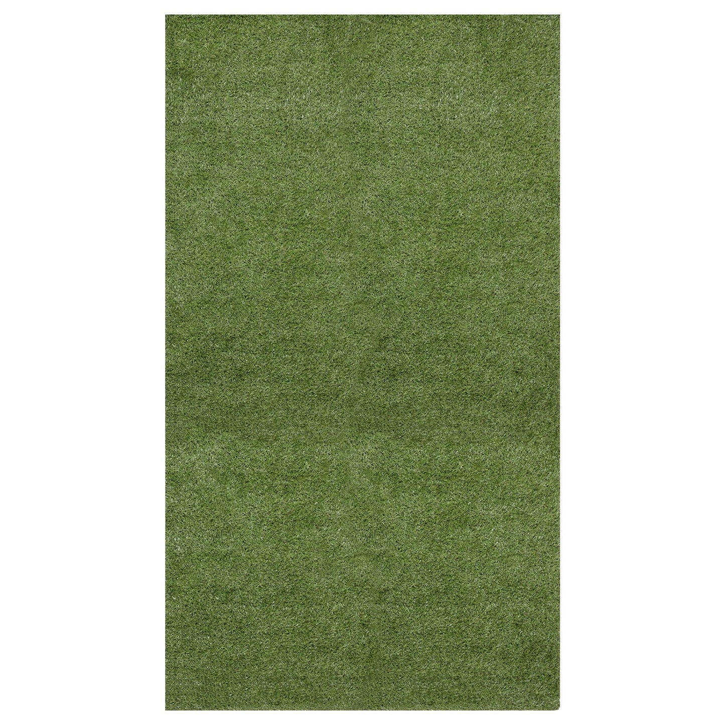 Ottomanson Artificial grass 7x34 Realistic Fake Grass Turf Rug For Patio Lawn Landscape 6.5-ft x 34-ft Artificial Grass