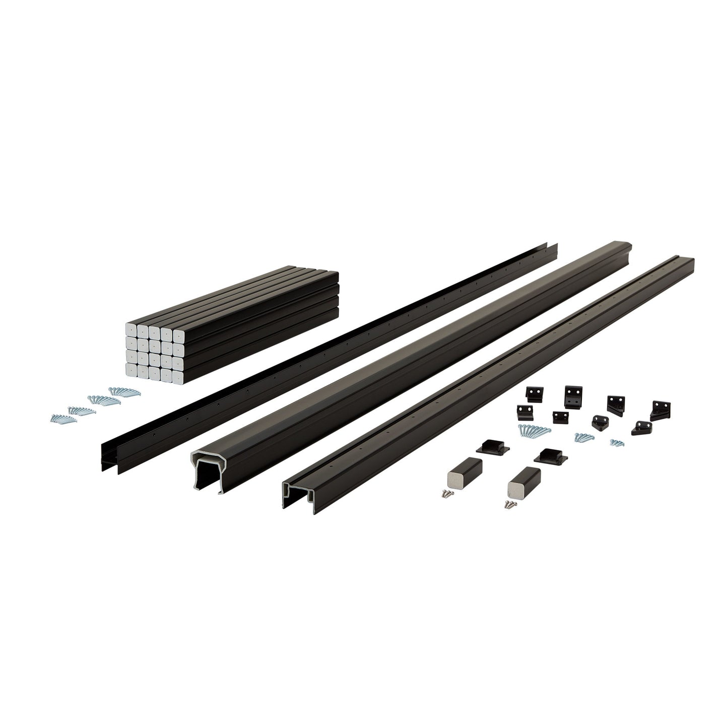 Fiberon CountrySide 3-ft x 36-in Obsidian PVC Deck Rail Kit