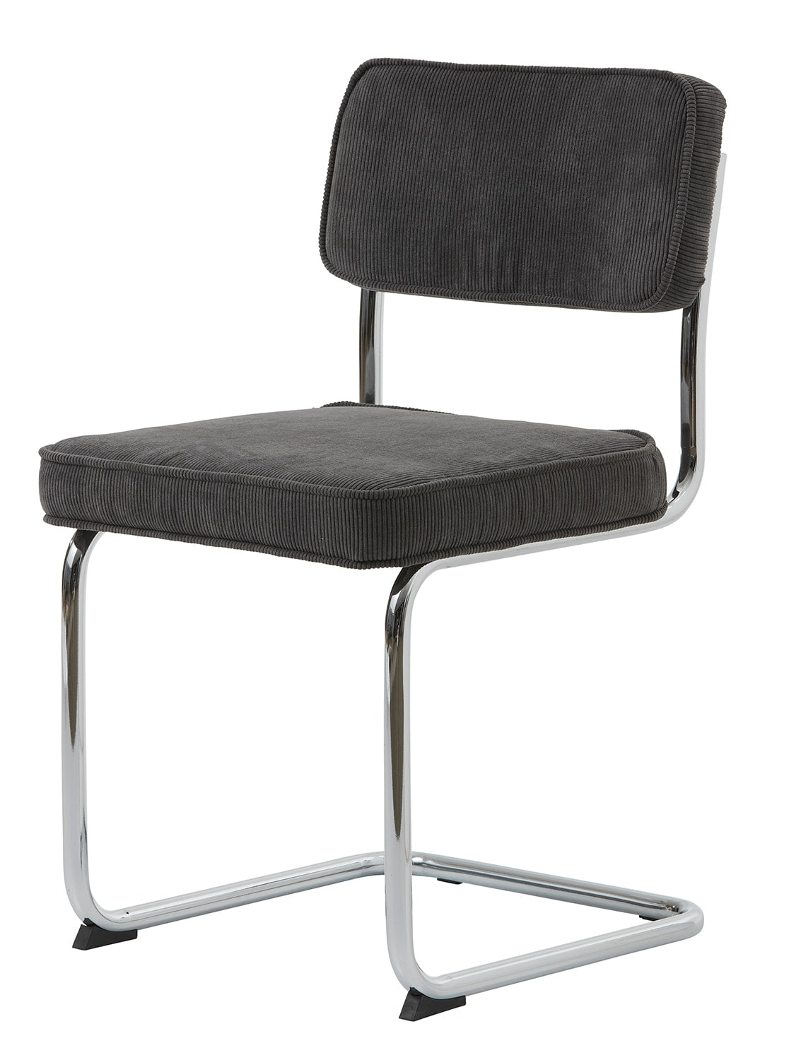Contemporary/Modern Corduroy Upholstered Dining Side Chair (Metal Frame)