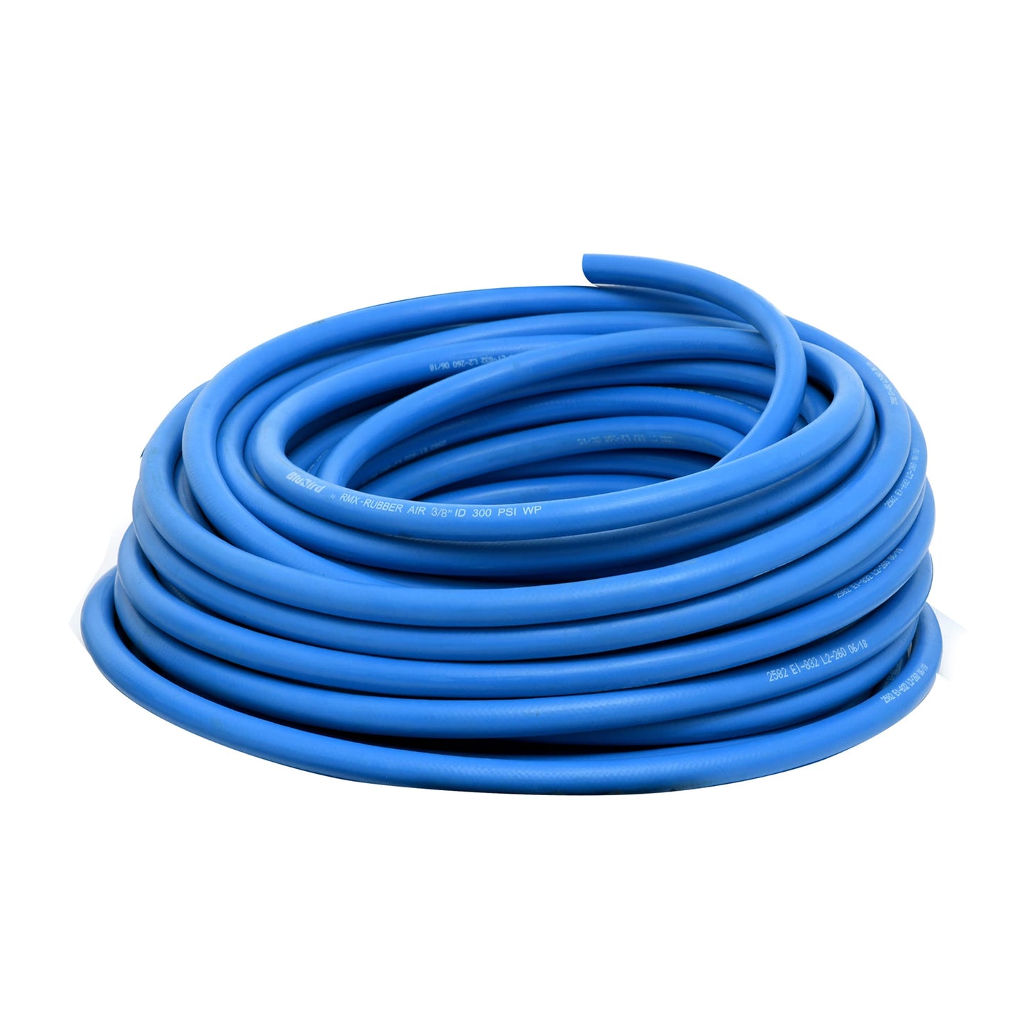 BluBird BluBird 3/8 x 300' Bulk Rubber Hose Top-tier durability with a 40% lighter design. Ensuring flexibility from -50F to +190F, this hose backed by a 10-Year Warranty is the industry's best for demanding applications. BB38300