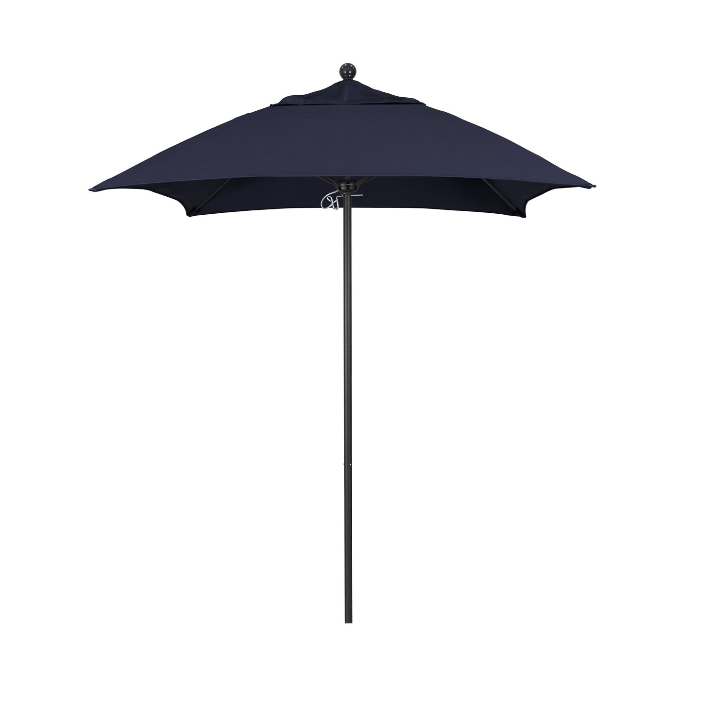 California Umbrella 6-Feet Aluminum Blue Market Patio Umbrella