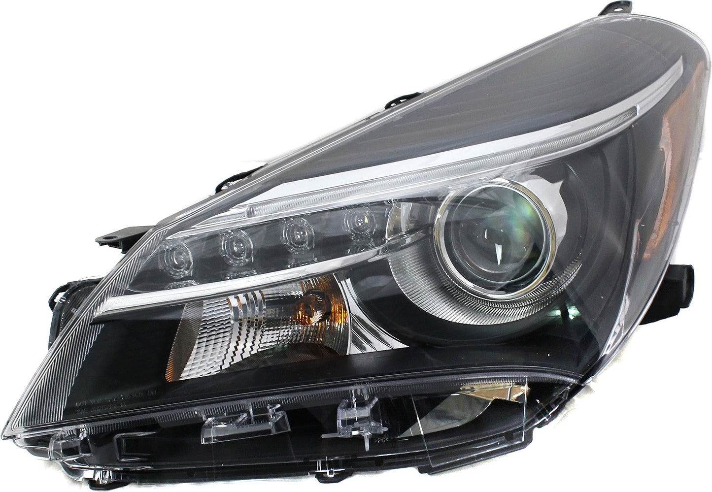 Garage-Pro Headlight Compatible with Toyota Yaris 2015-2017 Lh Assembly Projector Type with LED Drl Se Model