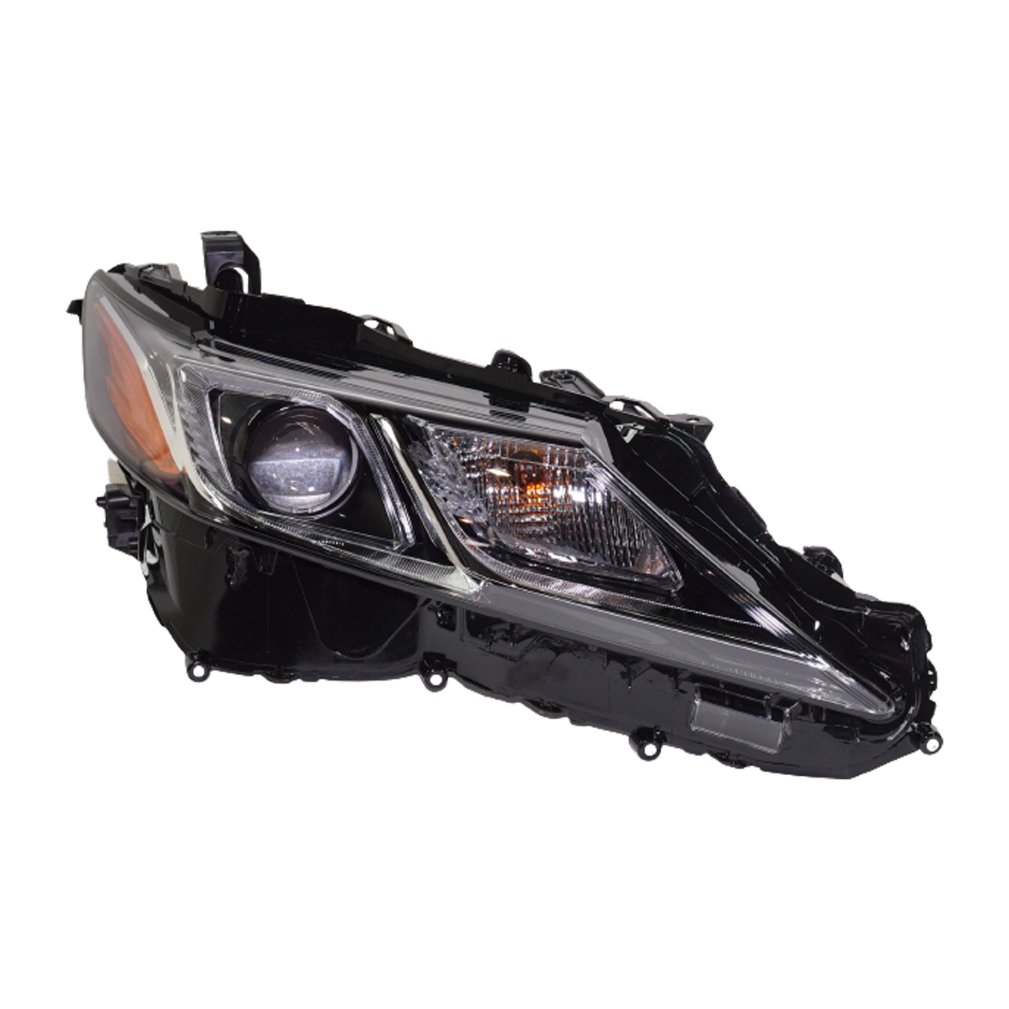 Garage-Pro Passenger Side Headlight For Toyota Camry 2019-2022 Halogen with Bulb(s) Capa For Models Without LED Signal Light- North America Built Vehicle Replaces# 8111006c41 8111006g10