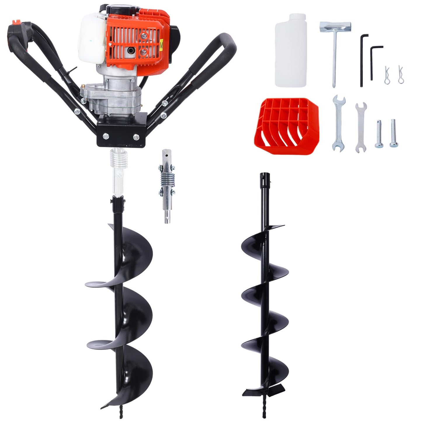 Siavonce 43-cc 1-man Auger Powerheads Auger Powerhead with 3/4-in Bit Battery Not Included and Charger Not Included
