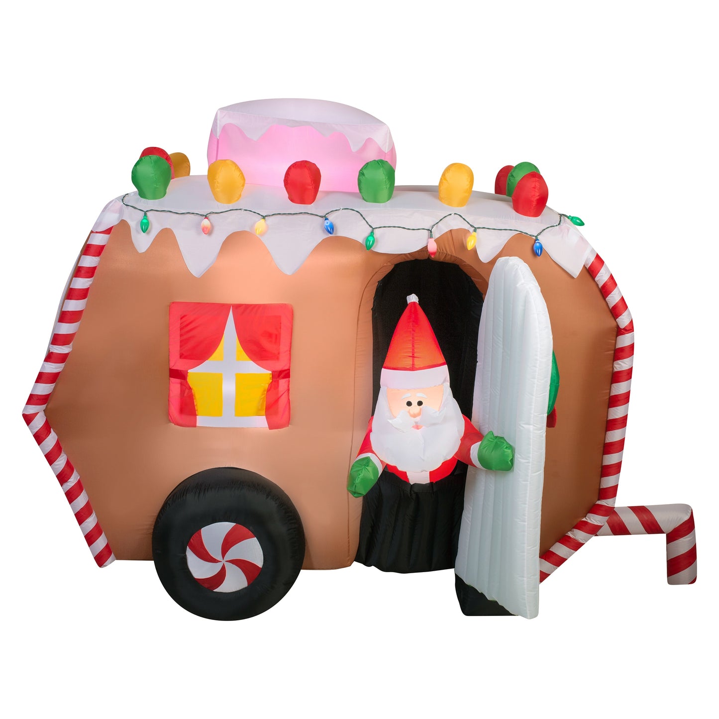 National Tree Company 7.5-ft Lighted Gingerbread Christmas Inflatable