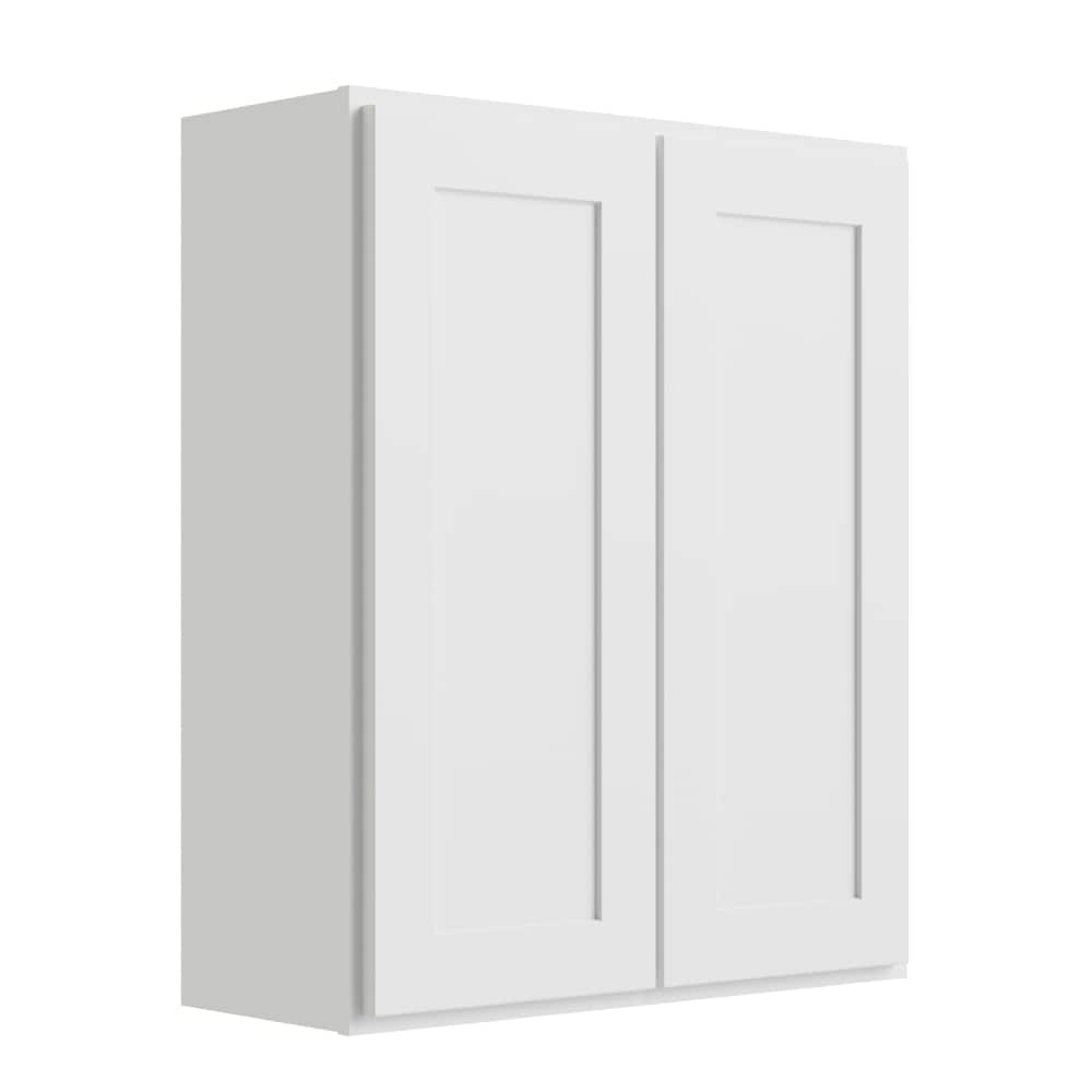 RELIABILT Parkstone 36-in W x 36-in H x 12-in D White Wall Fully Assembled Plywood Cabinet Shaker