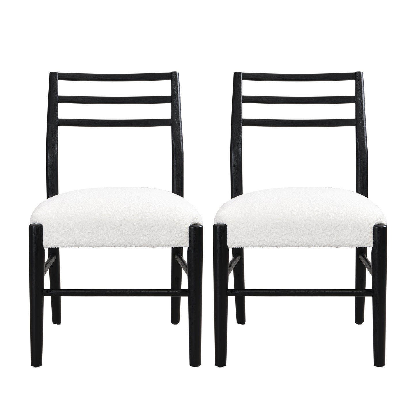 Best Selling Home Decor Set of 2 Contemporary/Modern Polyester Upholstered Dining Side Chair (Wood Frame)