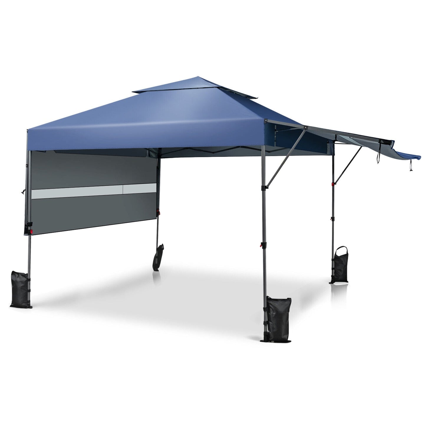 Forclover 17.6-ft x 10-ft Rectangle Blue Pop-up canopy