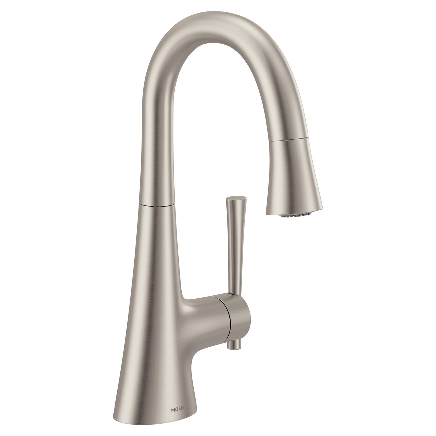 Moen Spot Resist Stainless Single Handle Deck-mount Pull-down Kitchen Faucet with Sprayer