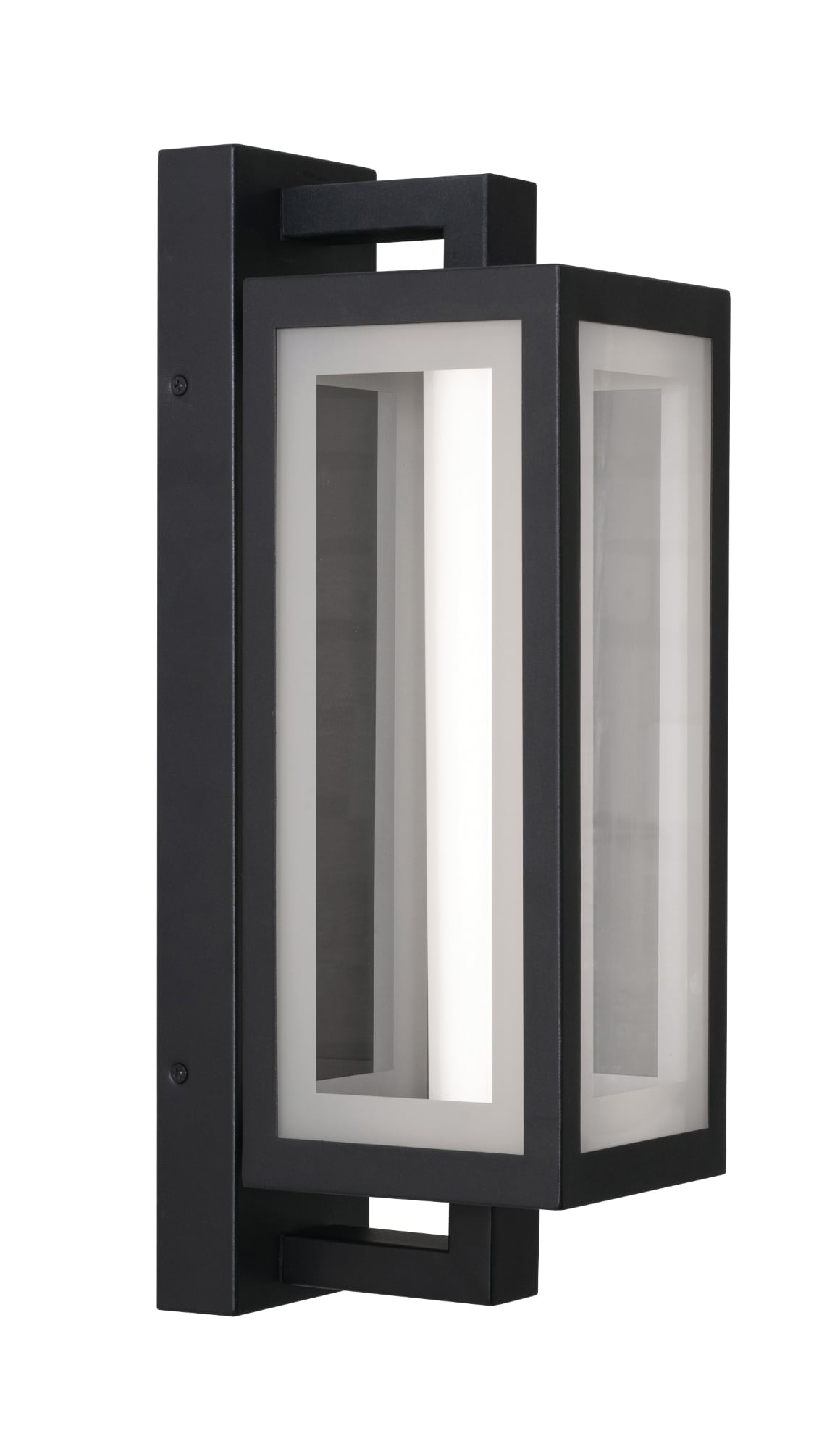 AFX Blake 18-in H Black Hardwired Integrated LED Outdoor Wall Light