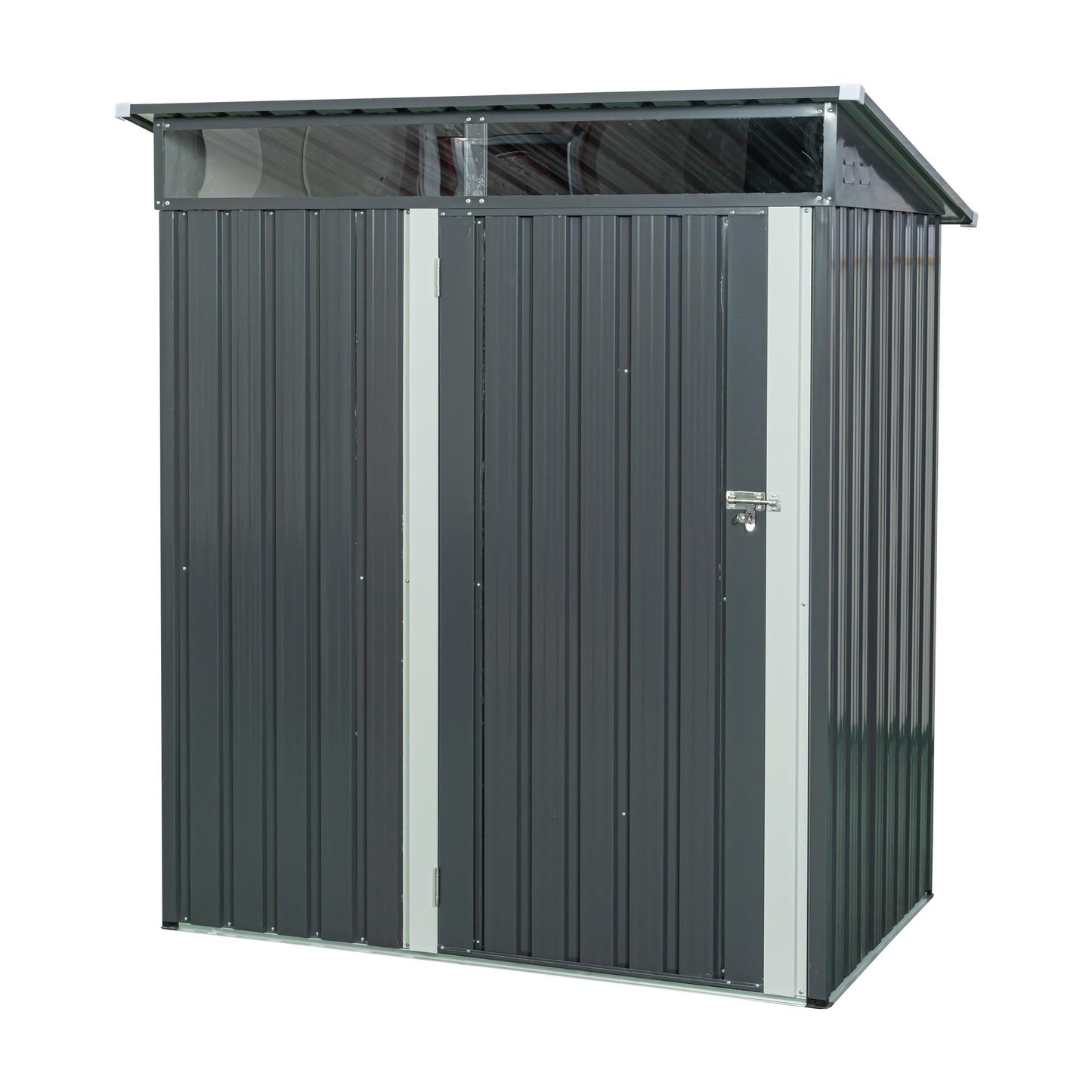 Bayfeve 5-ft x 3-ft Galvanized steel Metal Storage Shed
