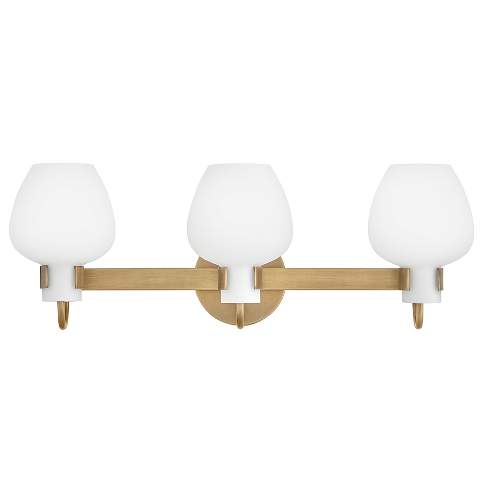 Hinkley Sylvie 24-in 3 Light Oil-rubbed Brass Transitional Bathroom Vanity light