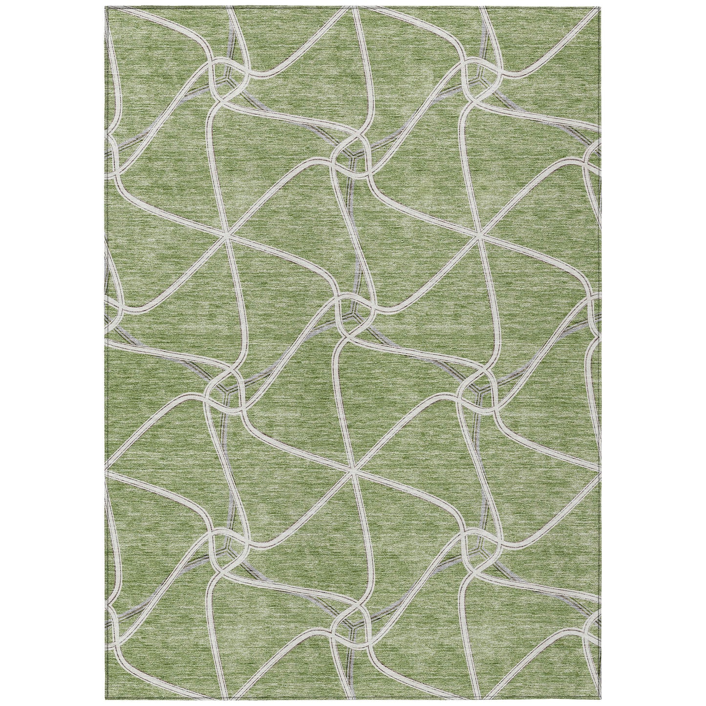Addison Rugs Chantille ACN948AL 8 x 10 (ft) Loomed Polyester Aloe Rectangular Indoor/Outdoor Machine washable Pet Friendly Area rug