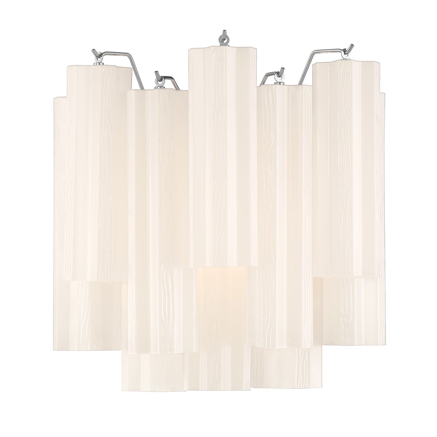 Crystorama Addis 14.5-in W 2 -Light Polished Chrome Mid-century Wall Sconce