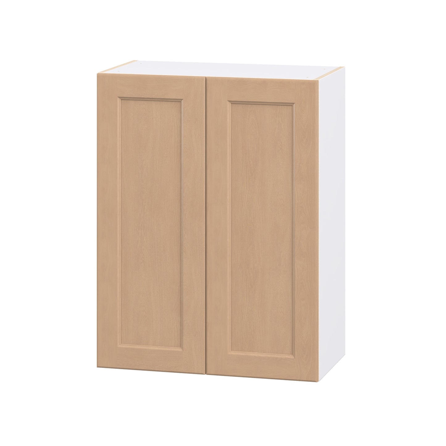 Hugo&Borg Raleigh 27-in W x 35-in H x 14.75-in D Sugar Cookie Wall Fully Assembled Cabinet Flat Panel Shaker