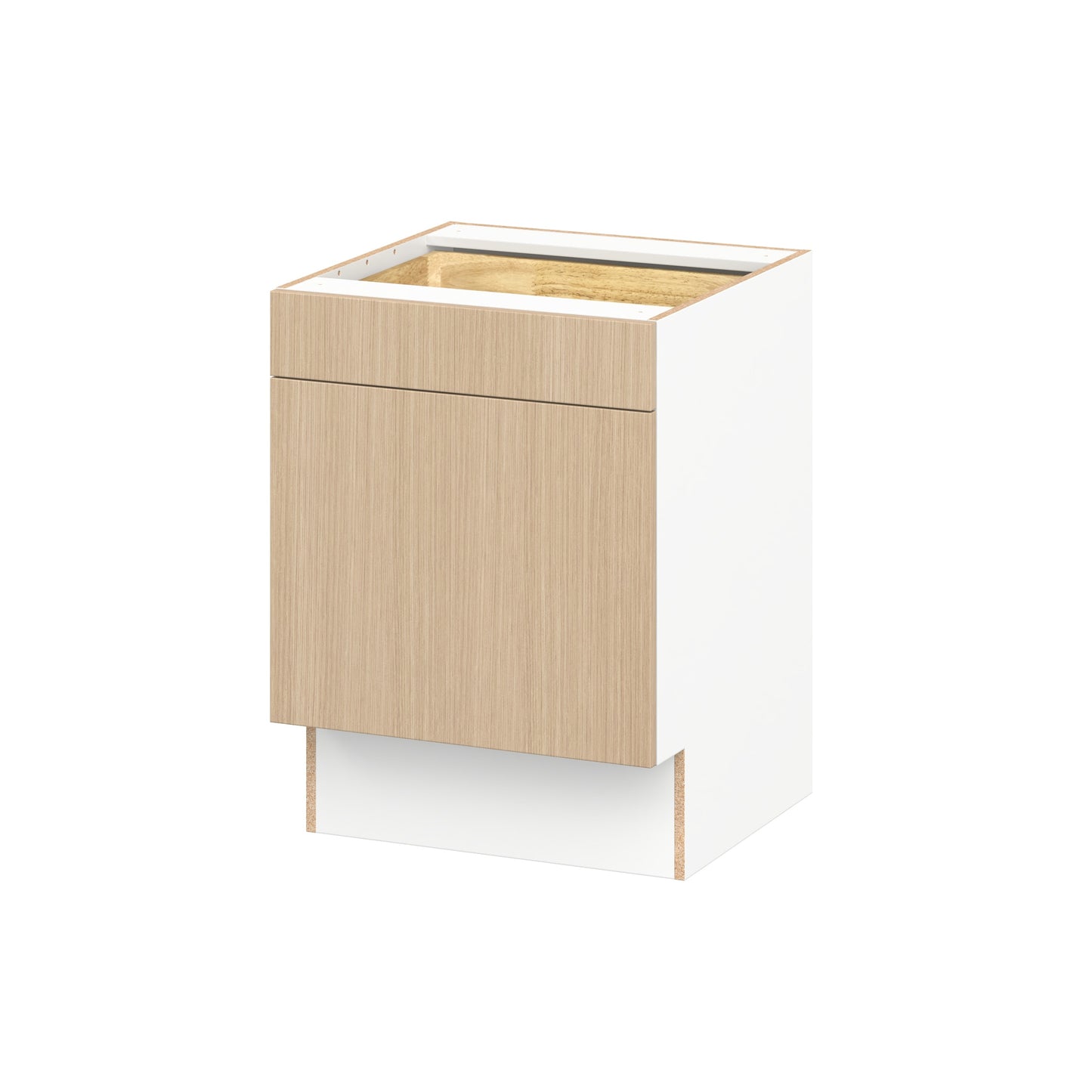 Hugo&Borg Winston 24-in W x 32.5-in H x 24.5-in D Mojavi Oak Base Fully Assembled Cabinet Flat Panel Slab