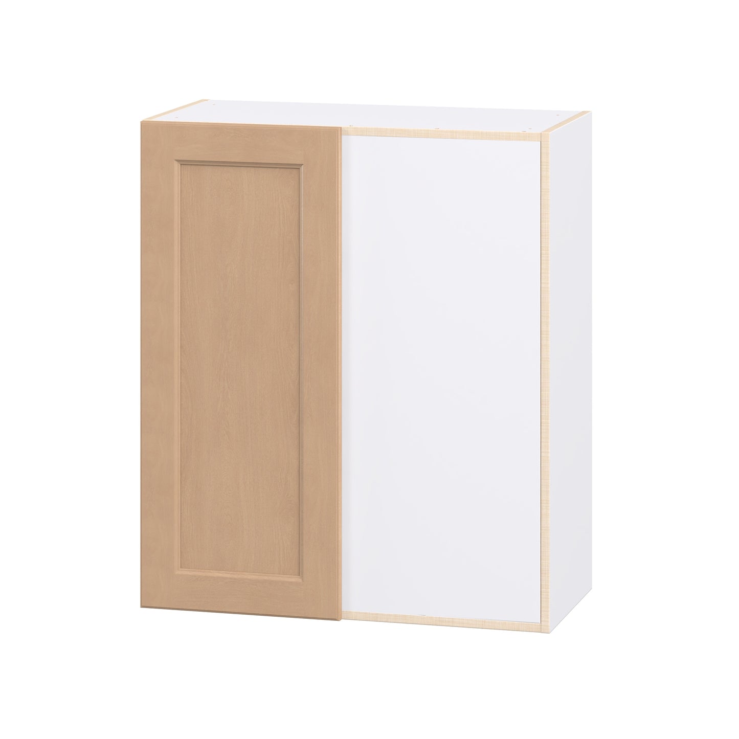 Hugo&Borg Raleigh 30-in W x 35-in H x 14.75-in D Sugar Cookie Wall Fully Assembled Cabinet Flat Panel Shaker