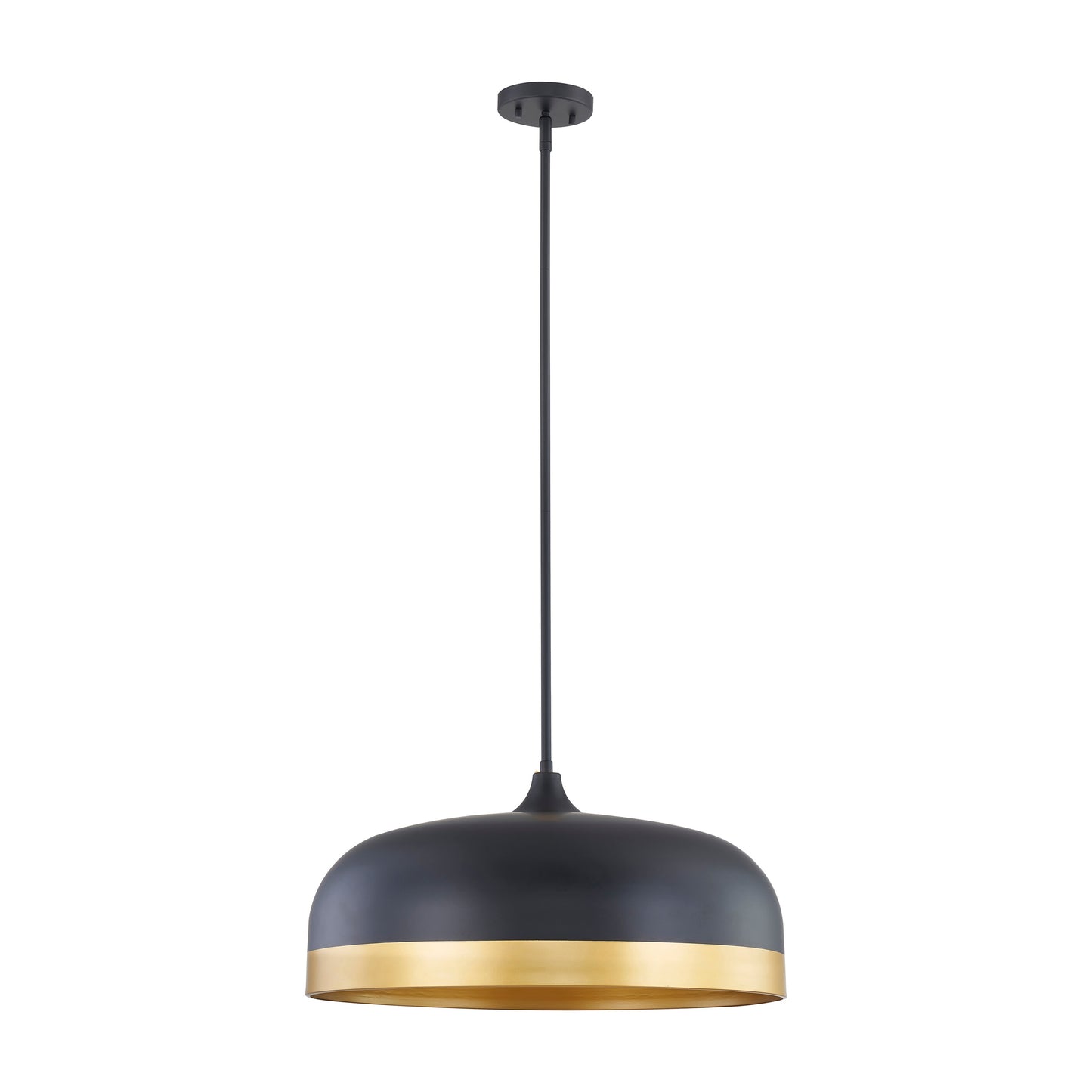 Millennium Lighting Amarra 4 -Light Matte Black Modern/contemporary Metal Dome Large Indoor Hanging Pendant Light