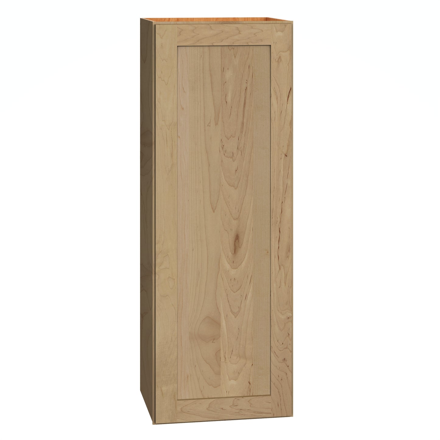 Diamond Express Jamestown 15-in W x 42-in H x 12-in D Coastline Brown Wall Fully Assembled Plywood Cabinet Recessed Panel Shaker