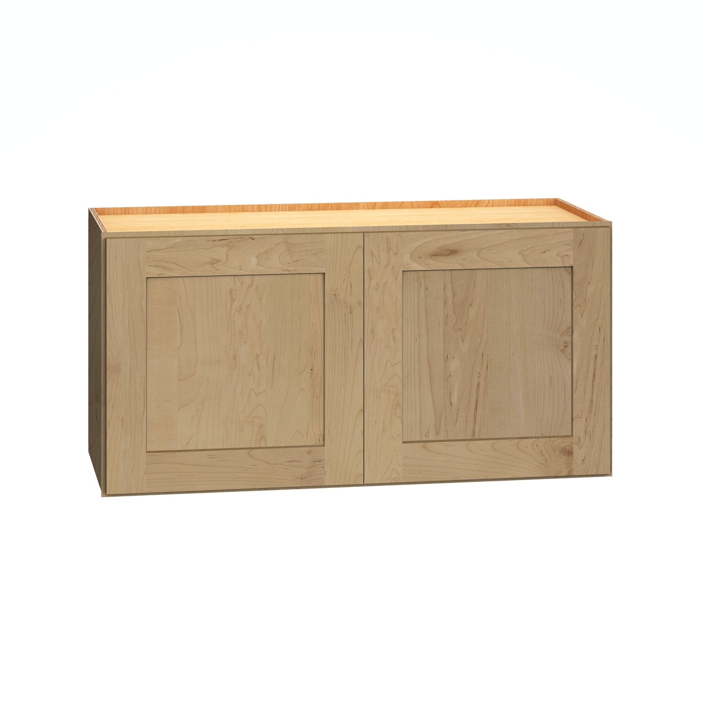 Diamond Express Jamestown 30-in W x 15-in H x 12-in D Coastline Brown Wall Fully Assembled Plywood Cabinet Recessed Panel Shaker