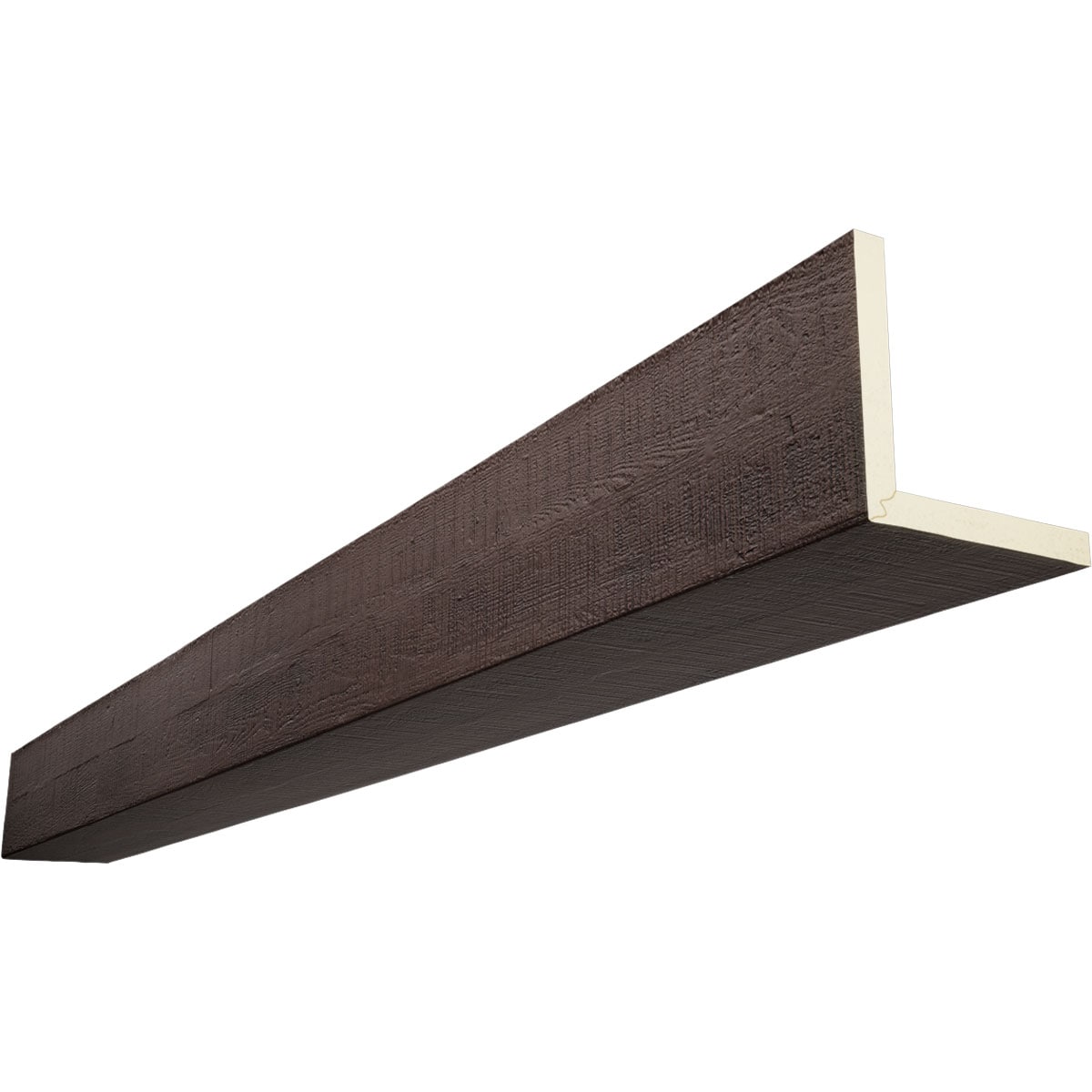 Ekena Millwork 1-in x 12-in x 8-ft Mahogany Finished Urethane L-Shaped Decorative Beam