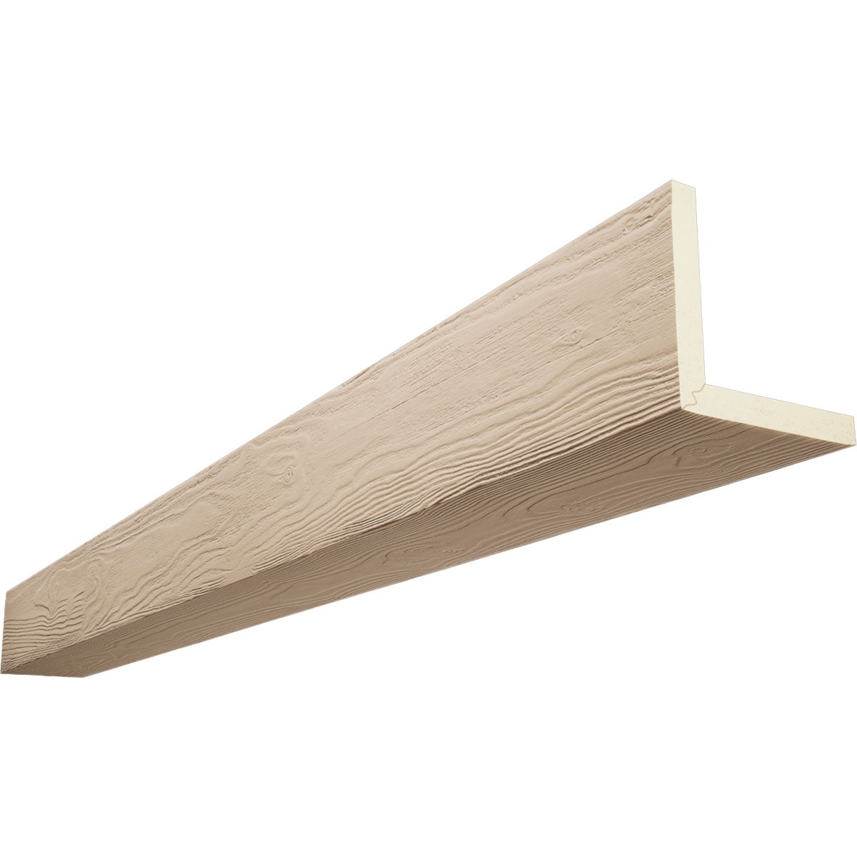 Ekena Millwork 1-in x 6-in x 8-ft Factory Prepped Unfinished Urethane L-Shaped Decorative Beam