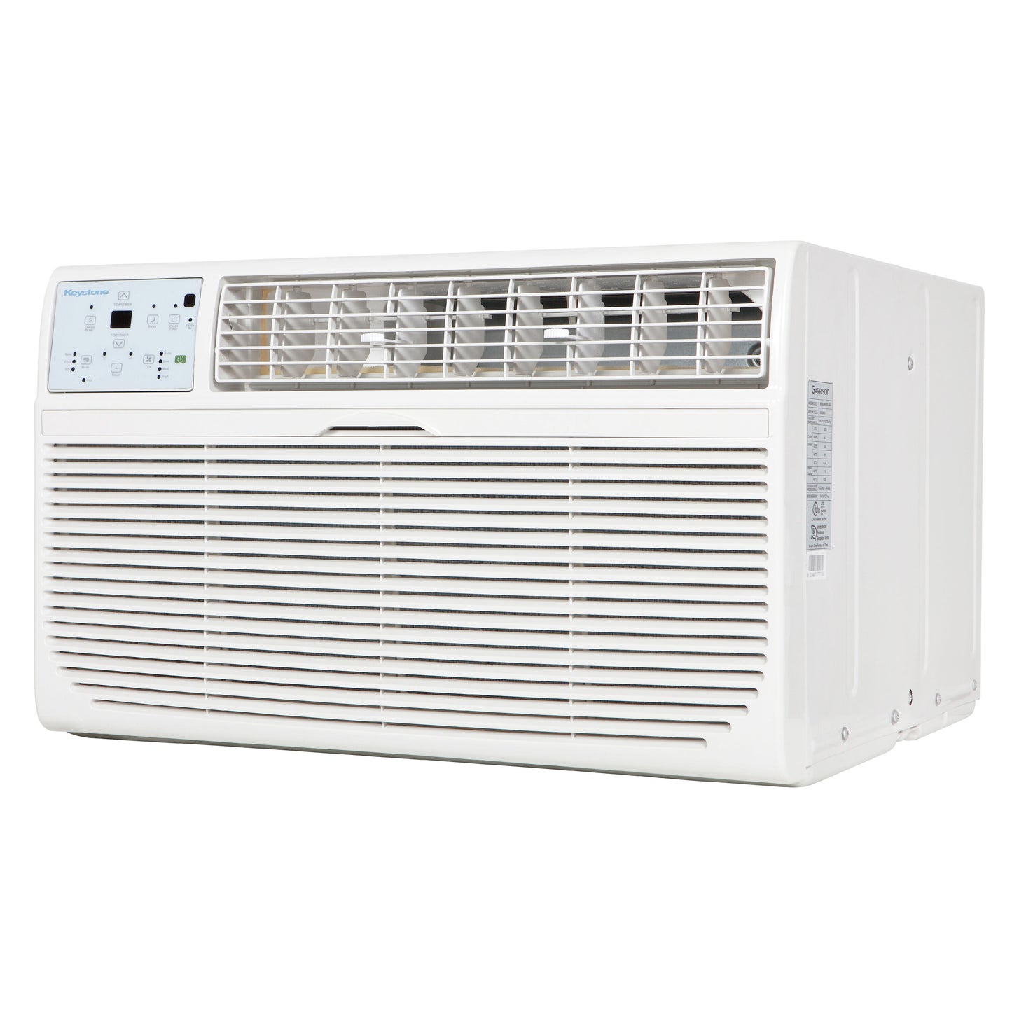 Keystone 12000-BTU 550-sq ft 115-Volt White Through-the-Wall Air Conditioner with Remote