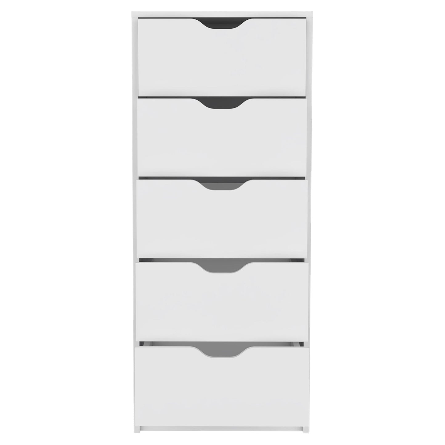 Siavonce White 5 -Drawer 42-in Standard dresser