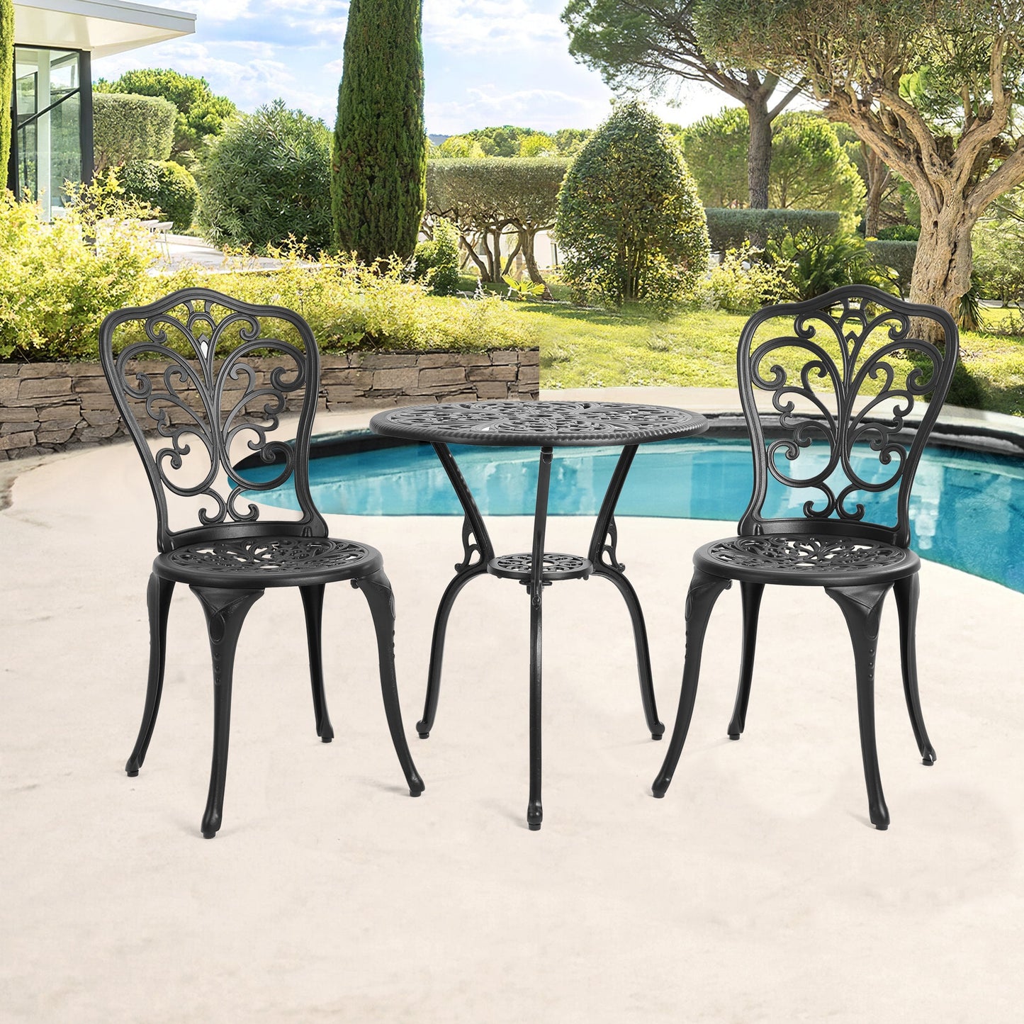 AAZJ Patio Conversation Sets 3 -Piece Patio Conversation Set