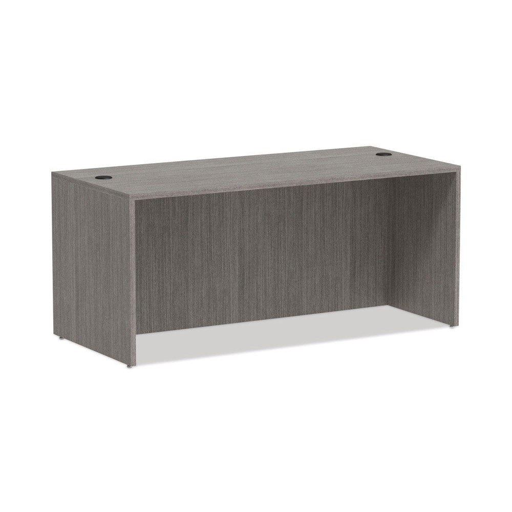 Alera Valencia Series 65 inches Straight Front Desk Shell - Gray