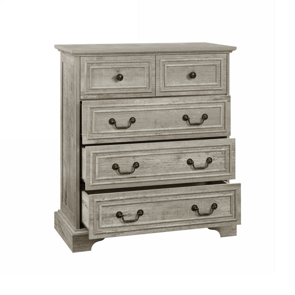 Flynama Ancient Oak 5 -Drawer 31.49-in Standard dresser