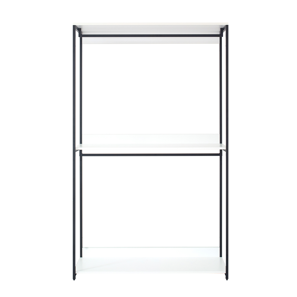 LOVMOR Fiona 47-in. Wood and Metal Walk-in Closet with One Shelf