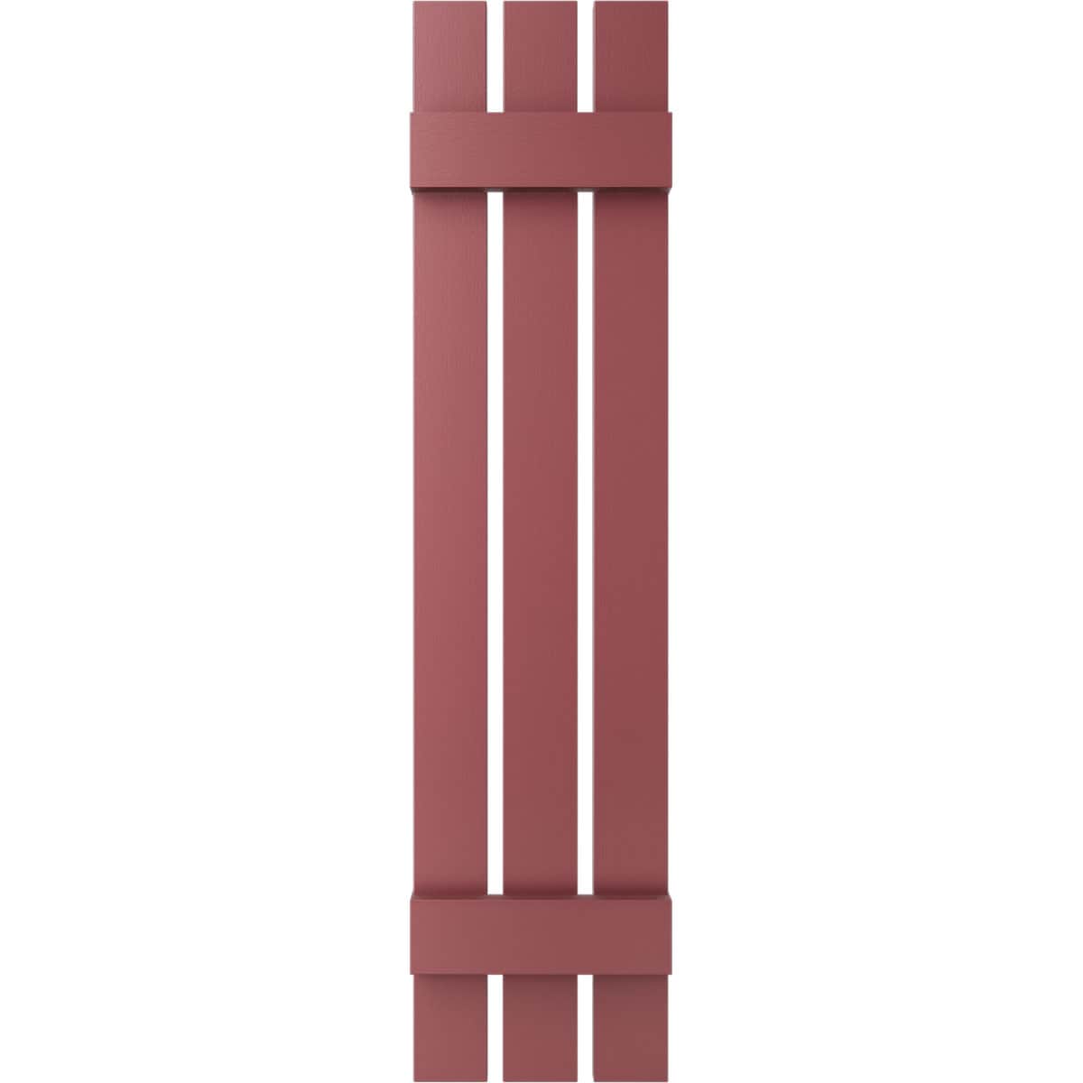 Ekena Millwork 12-in W x 42-in H Wineberry Board and batten Spaced Exterior Shutters ( 2 -Pack )
