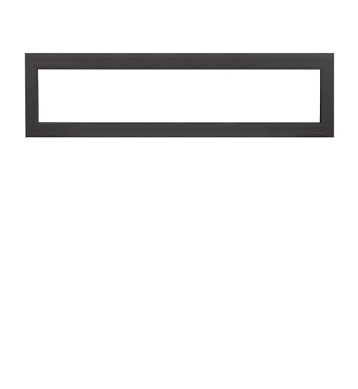 Heritage Transom Window Black 60-in x 12-in Double Pane G7 DP Rating 50 W1H1 Standard Glass Clear