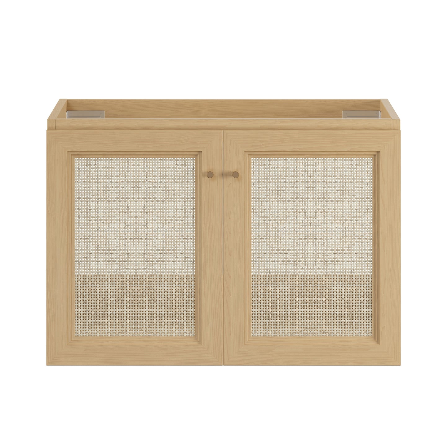 Swiss Madison Chaux 30-in Natural Oak Floating Bathroom Vanity Base Cabinet without Top (Assembly Required)